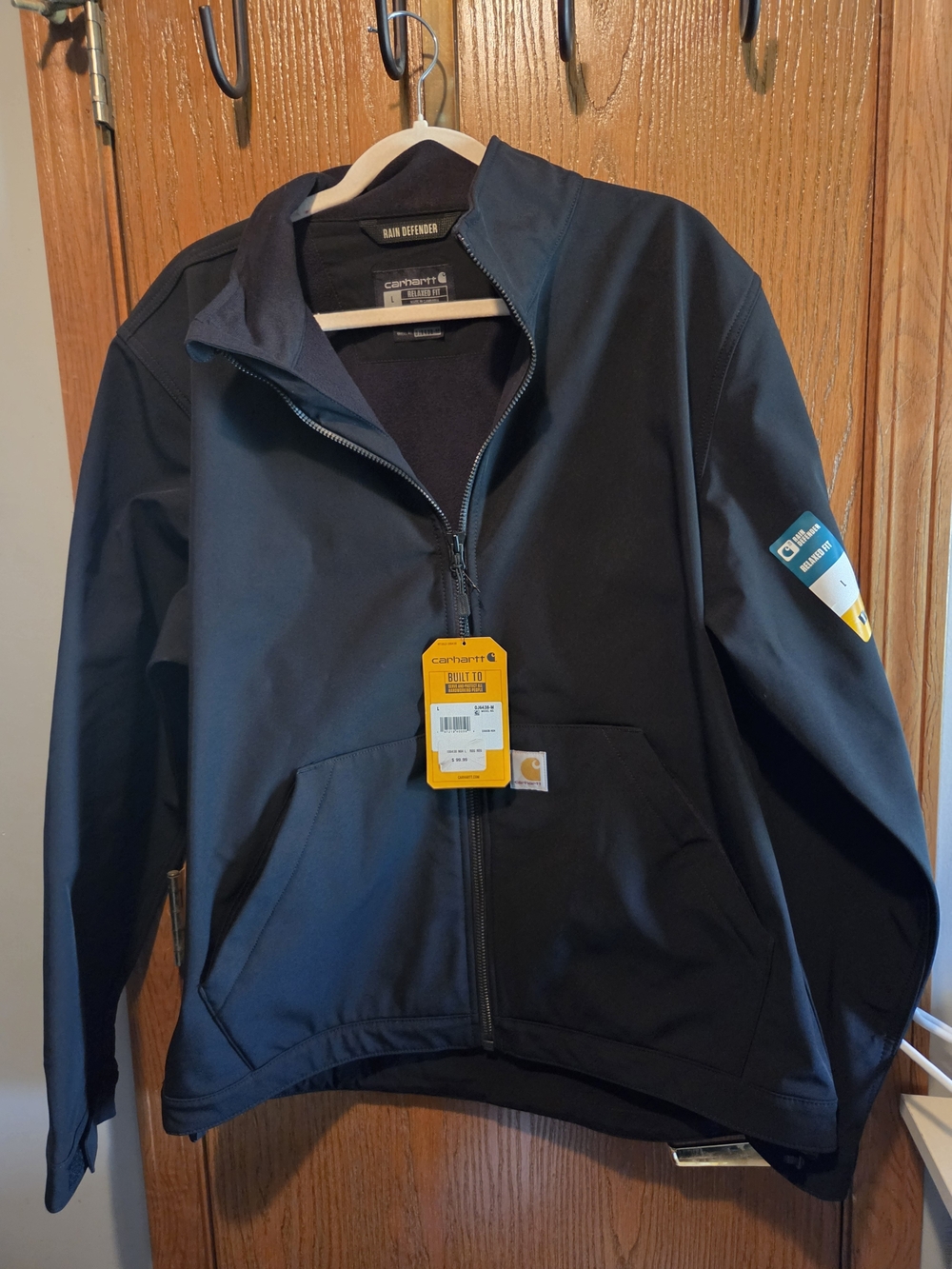 Carhartt Men's Black Full-Zip Performance Jacket